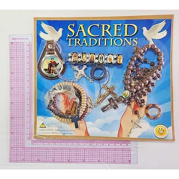 Vintage Vending Display Board Sacred Traditions 0458